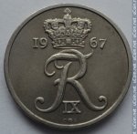 10 эре 1967 г. Дания(28) -131.8 - аверс