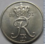 10 эре 1971 г. Дания(28) -131.8 - аверс