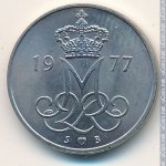 10 эре 1977 г. Дания(28) -131.8 - аверс