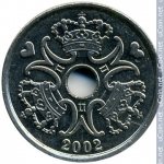 2 кроны 2002 г. Дания(28) -131.8 - аверс