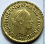 20 крон 1990 г. Дания(28) -131.8 - аверс