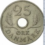 25 эре 1967 г. Дания(28) -131.8 - реверс