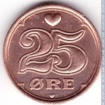 25 эре 2002 г. Дания(28) -131.8 - реверс