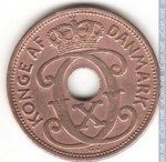 5 эре 1937 г. Дания(28) -131.8 - аверс