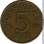 5 эре 1978 г. Дания(28) -131.8 - реверс