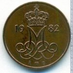 5 эре 1982 г. Дания(28) -131.8 - аверс