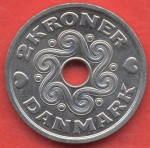 2 кроны 2005 г. Дания(28) -131.8 - аверс