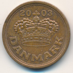 50 эре 2003 г. Дания(28) -131.8 - реверс