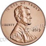 1 цент 2019 г. США(21) - 2215.1 - аверс