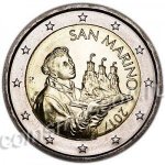 2 евро 2017 г. Сан-Марино(19) -1896.3 - аверс