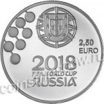 2.5 евро 2018 г. Португалия(18) -374.2 - реверс