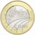 5 евро 2016 г. Финляндия(24) -510.5 - реверс