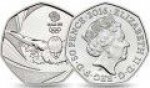 50 пенсов 2016 г. Великобритания(5) -1989.8 - аверс