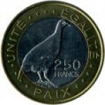 250 франков 2012 г. Джибути(7) -22.7 - аверс