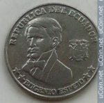 10 сентаво 2000 г. Эквадор(26) - 12.1 - реверс