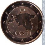 2 цента 2012 г. Эстония(26) - 130.1 - реверс