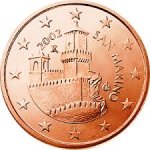5 центов 2002 г. Сан-Марино(19) -1896.3 - реверс