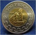 500 песо 2007 г. Пасхи остров(17) -13 - аверс