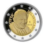 2 евро 2010 г. Ватикан(4) -2354.9 - аверс