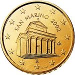 10 центов 2002 г. Сан-Марино(19) -1896.3 - реверс