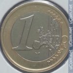 1 евро 2001 г. Финляндия(24) -510.5 - аверс