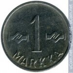 1 марка 1954 г. Финляндия(24) -510.5 - аверс