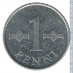 1 пенни 1973 г. Финляндия(24) -473.5 - реверс