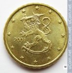 10 центов 2001 г. Финляндия(24) -473.5 - реверс
