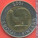 10 марок 2001 г. Финляндия(24) -510.5 - реверс