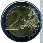 2 евро 2008 г. Финляндия(24) -510.5 - аверс