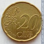 20 центов 1999 г. Финляндия(24) -510.5 - аверс