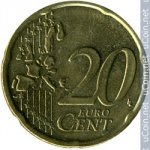 20 центов 2002 г. Финляндия(24) -510.5 - аверс