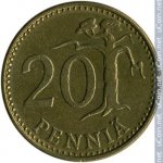 20 пенни 1976 г. Финляндия(24) -510.5 - реверс