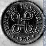 5 марок 1956 г. Финляндия(24) -510.5 - реверс