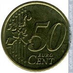 50 центов 2000 г. Финляндия(24) -510.5 - аверс