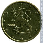 50 центов 2000 г. Финляндия(24) -510.5 - реверс