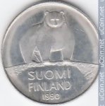 50 пенни 1990 г. Финляндия(24) -510.5 - реверс