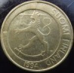 1 марка 1994 г. Финляндия(24) -510.5 - реверс