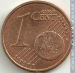 1 цент 1999 г. Франция(24)-  827 - аверс