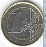1 евро 2001 г. Франция(24)-  880.5 - аверс