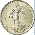 1 франк 1960 г. Франция(24)-  880.5 - аверс