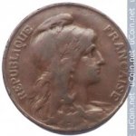 10 сантимов 1913 г. Франция(24)-  880.5 - реверс