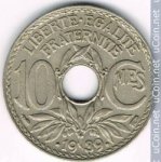 10 сантимов 1939 г. Франция(24)-  880.5 - аверс