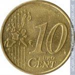 10 центов 2002 г. Франция(24)-  880.5 - аверс