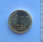 10 центов 2015 г. Франция(24)-  880.5 - аверс