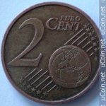 2 цента 2001 г. Франция(24)-  827 - аверс
