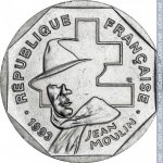 2 франка 1993 г. Франция(24)-  880.5 - аверс