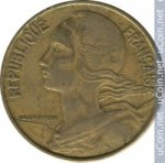 20 сентим 1971 г. Франция(24)-  880.5 - реверс