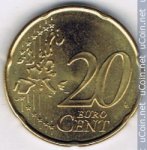 20 центов 1999 г. Франция(24)-  880.5 - аверс