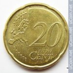 20 центов 2000 г. Франция(24)-  880.5 - аверс